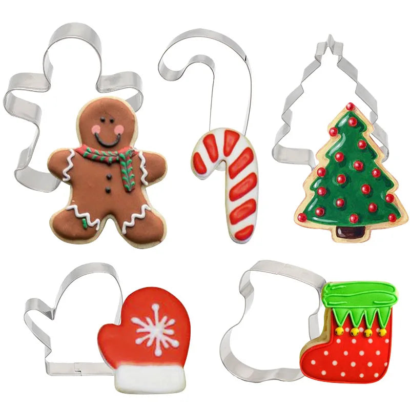 Christmas Cookie Cutter 5Pcs/set