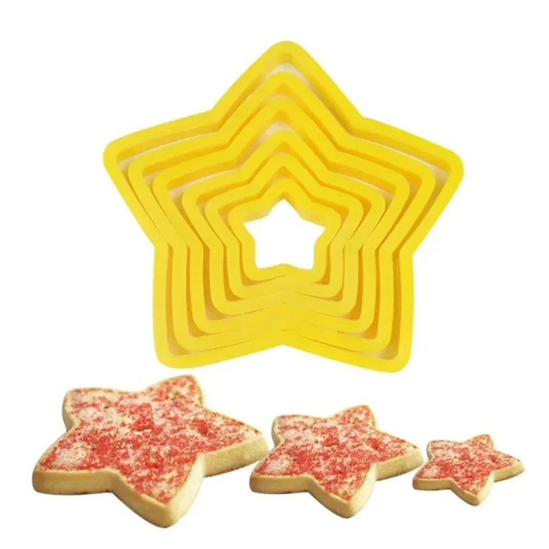 Christmas Tree Cookie Cutter Mold Xmas 6pcs/ set